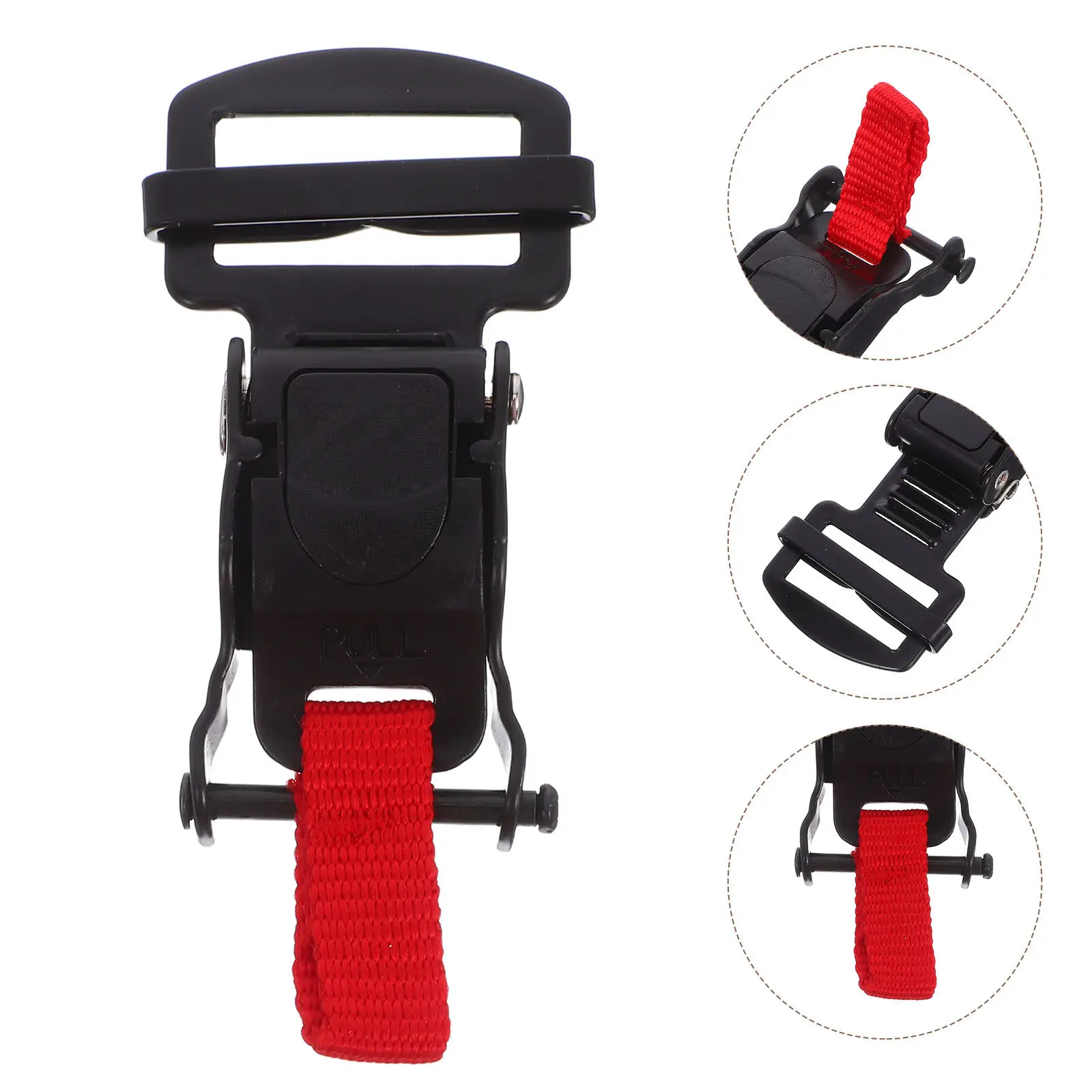 Quick Release Buckle Adjustable Safety Chin Strap Replacement Screwdriver Motorbike Full Face Half Helmets