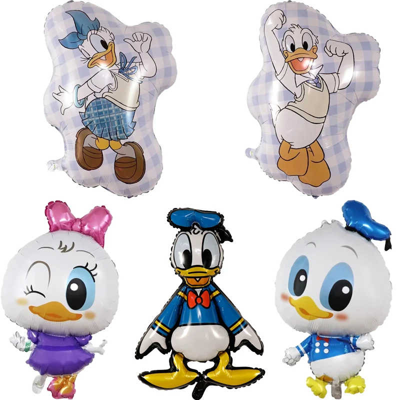 Disney Cartoon Donald Duck Aluminium Film Ballon Children's Birthday Party Decoration Boy Baby Shower