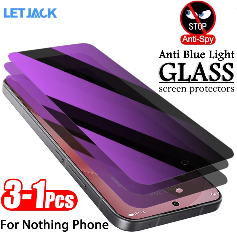

1-3 шт. Защитная пленка для экрана с защитой от синего света и функцией конфиденциальности для Nothing Phone 4a pro, защитная пленка из закаленного стекла для Nothing Phone 4a
