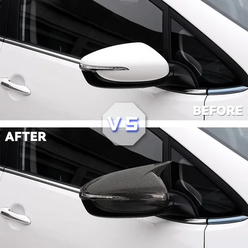 Imagen 2 del producto Para Kia K3 Cerato Forte 2014-2017 tapa de espejo retrovisor cubierta de carcasa de espejo retrovisor
