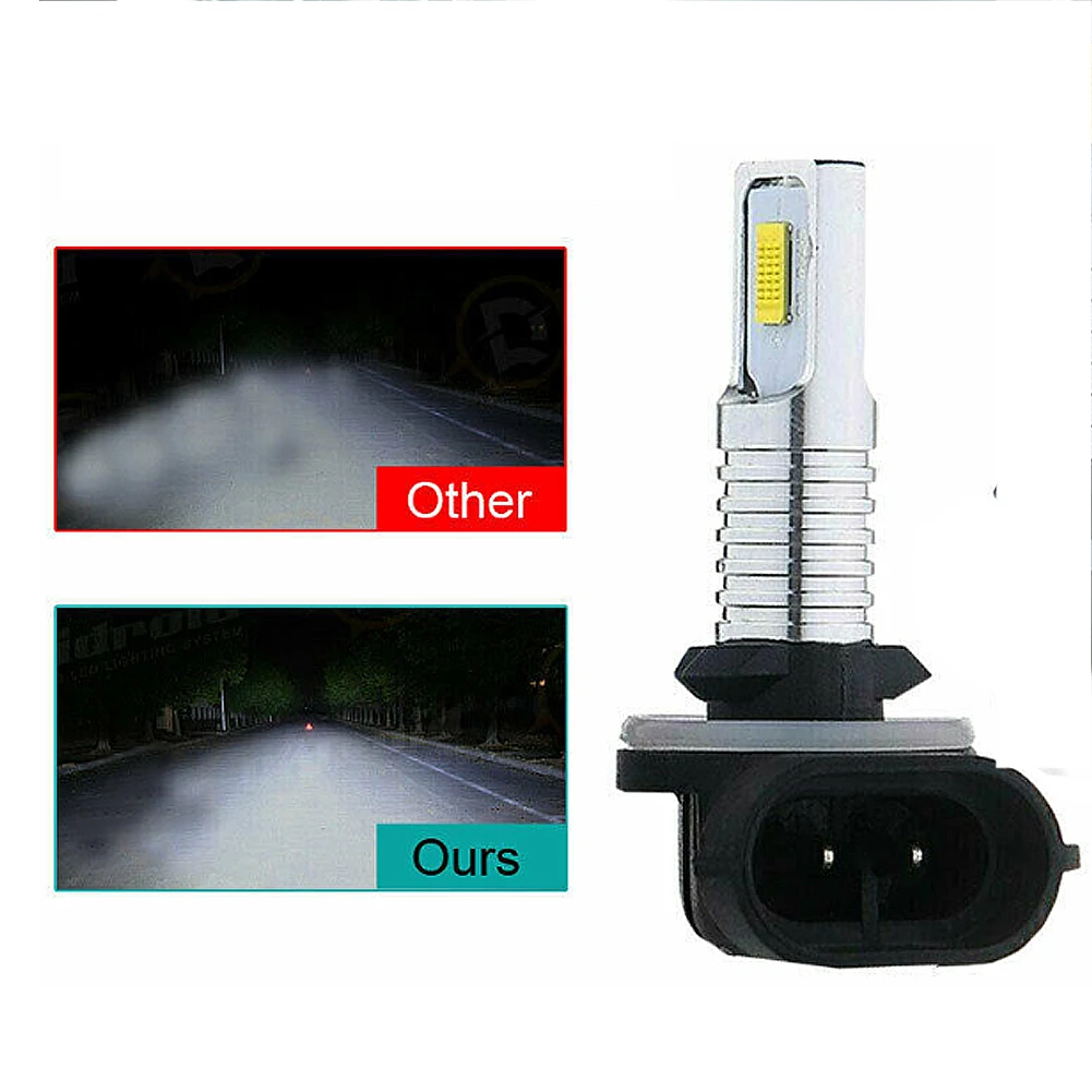 2/4PCS Ultra White HEADLIGHT LED BULBS Driving Lights for ATV POLARIS SPORTSMAN 110 300 400 450 500 550 570 600 700 800 80W