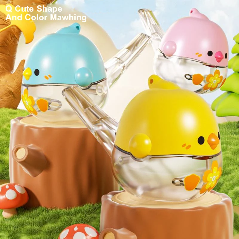 Silbato de juguete para bebé, puede tocar música con silbato de agua, cuerno, armónica para niños, instrumento de entrenamiento de pronunciación