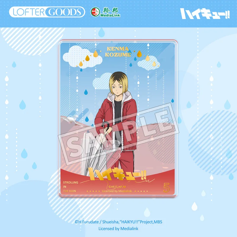 Haikyu!! Shoyo Hinata Tobio Kozume Kenma Tetsurou Kuroo China Autorização Oficial Espire Sunny Series Placas de Acrílico