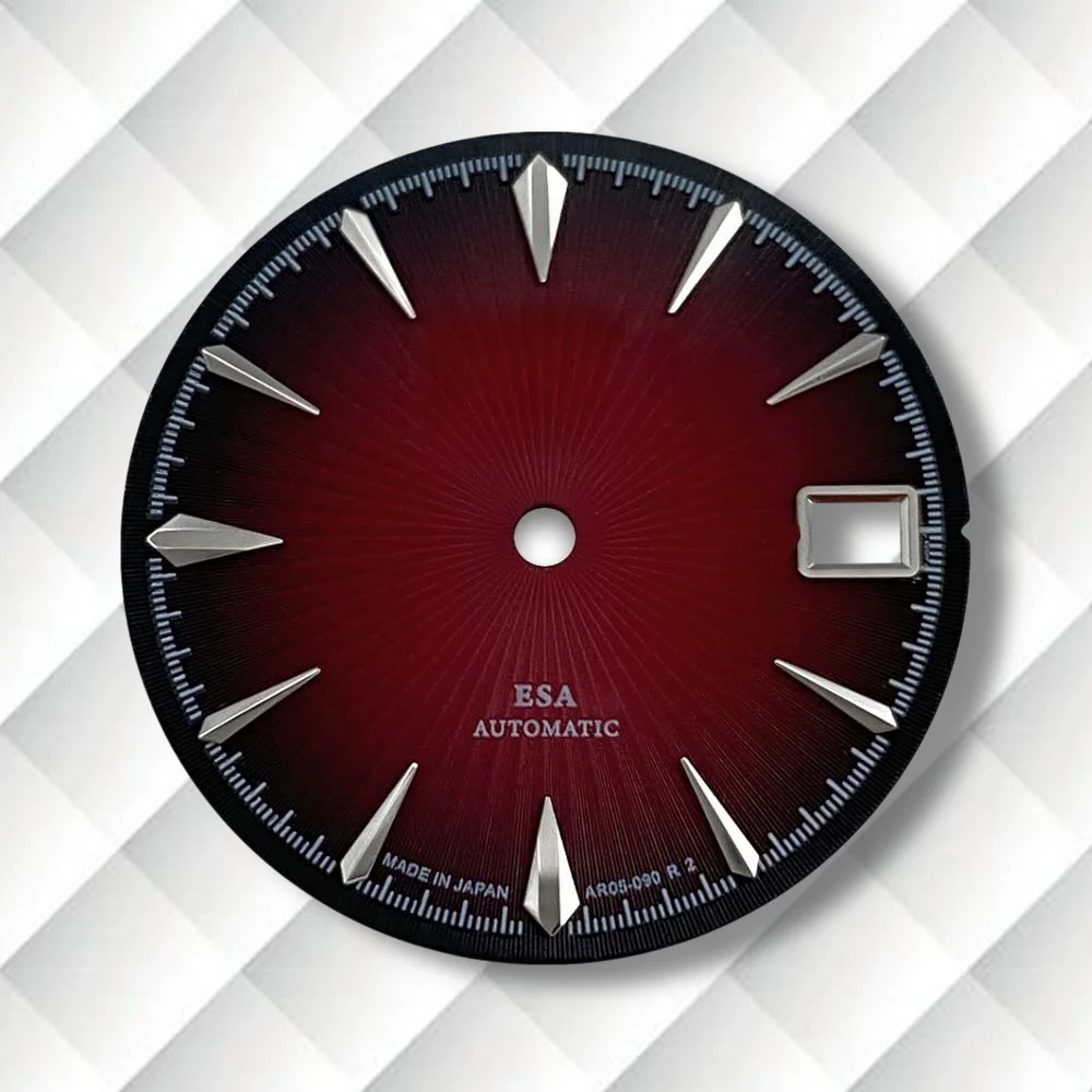 

Latest styles 28.5mm S Logo Cocktail Dial Suitable For NH35 Japan Movement Vertical Stripe Dial Watch Modification Accessories