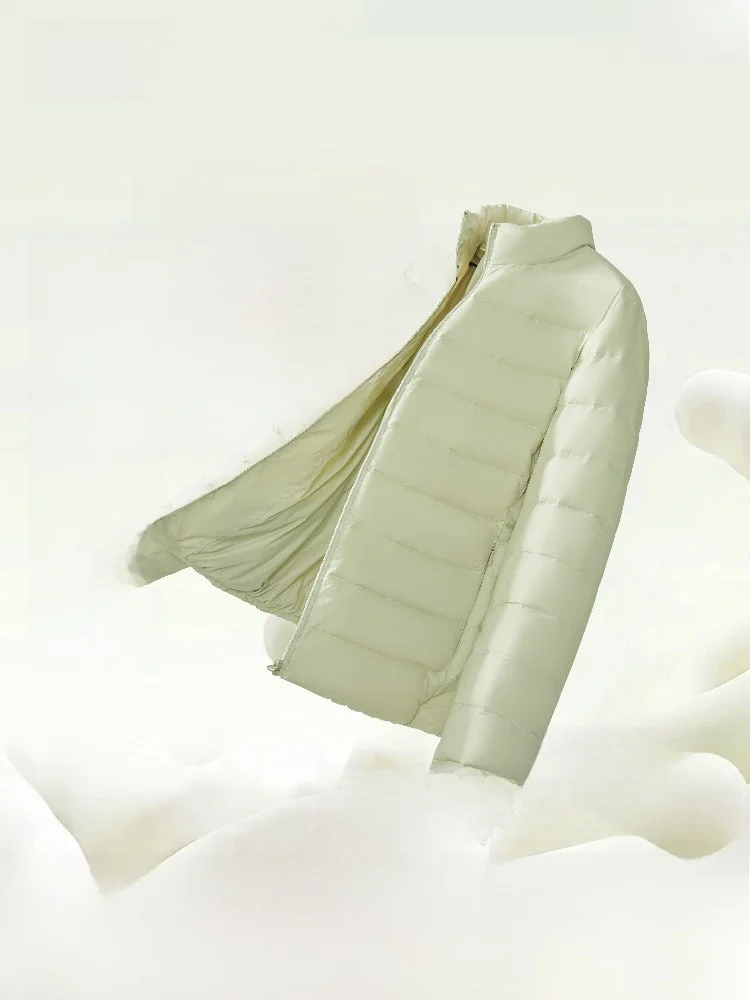 

Lightweight ort Puffer Jaet Women's Stand Collar Casual Commute Home Simple Sle Spring New Arrival SNOW FLNG