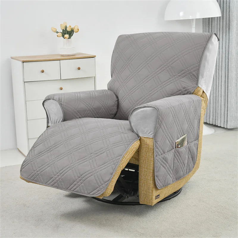 

Pet Kids Recliner Sofa Covers for Living Room Anti-dirty Wear-resistant Armchair Chair Cover 1 Seater Furniture Protector