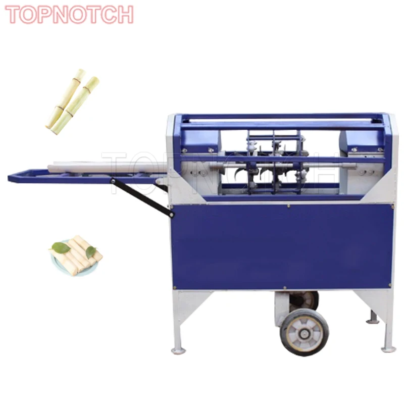 Automatic Electric Sugar Cane Peeler Equipment Sugarcane Peeling Machine 110V 220V