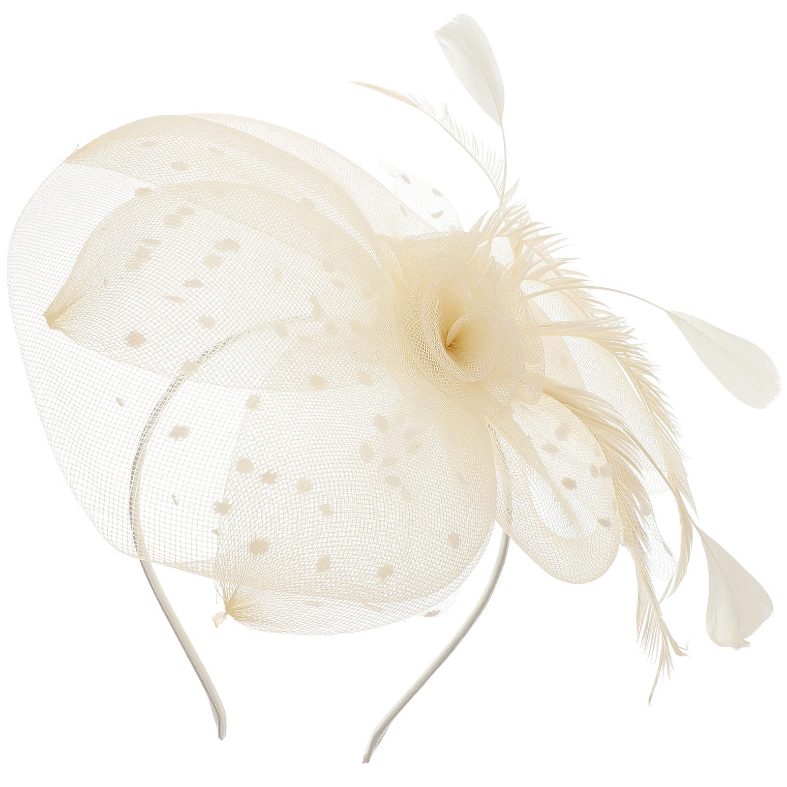

Flower Fascinator Headpiece Vintage Style Women Fascinator Hats Headpiece Cocktail Tea Party Hair Accessories