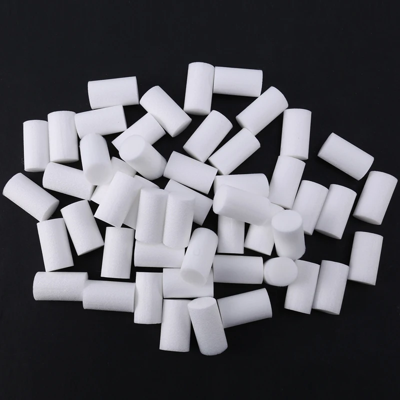 50Pcs High Pressure Pump Filter Elements Refill 30Mpa 35X20mm White Fiber Cotton Filters For Air Compressor System