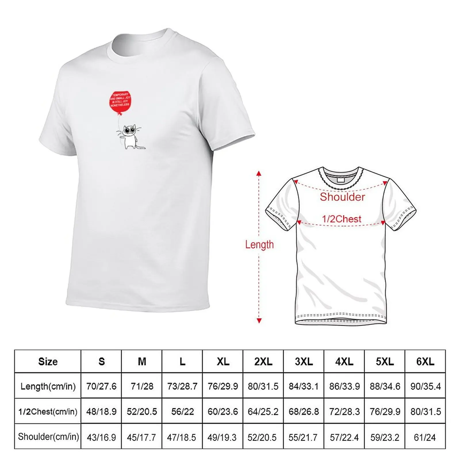 temporary joy T-Shirt baggy shirts anime stuff big and tall t shirts for men