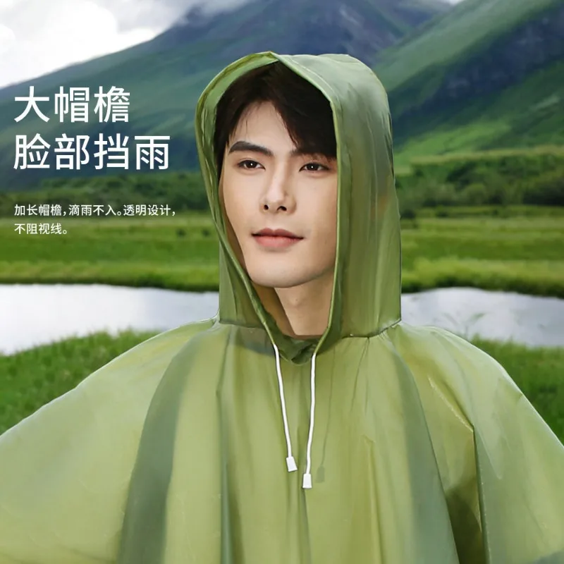 Raincoat 3-in-1 Outdoor Multifunctional Raincoat Outdoor Mountaineering Lightweight Hiking Poncho