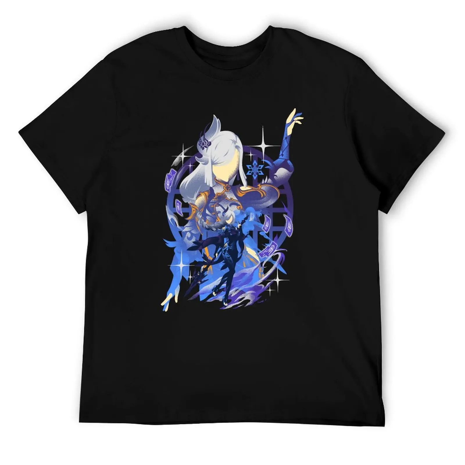

Lonesome Transcendence Shenhe T-Shirt anime tshirt man t shirts high quality luxury brand T-Shirt