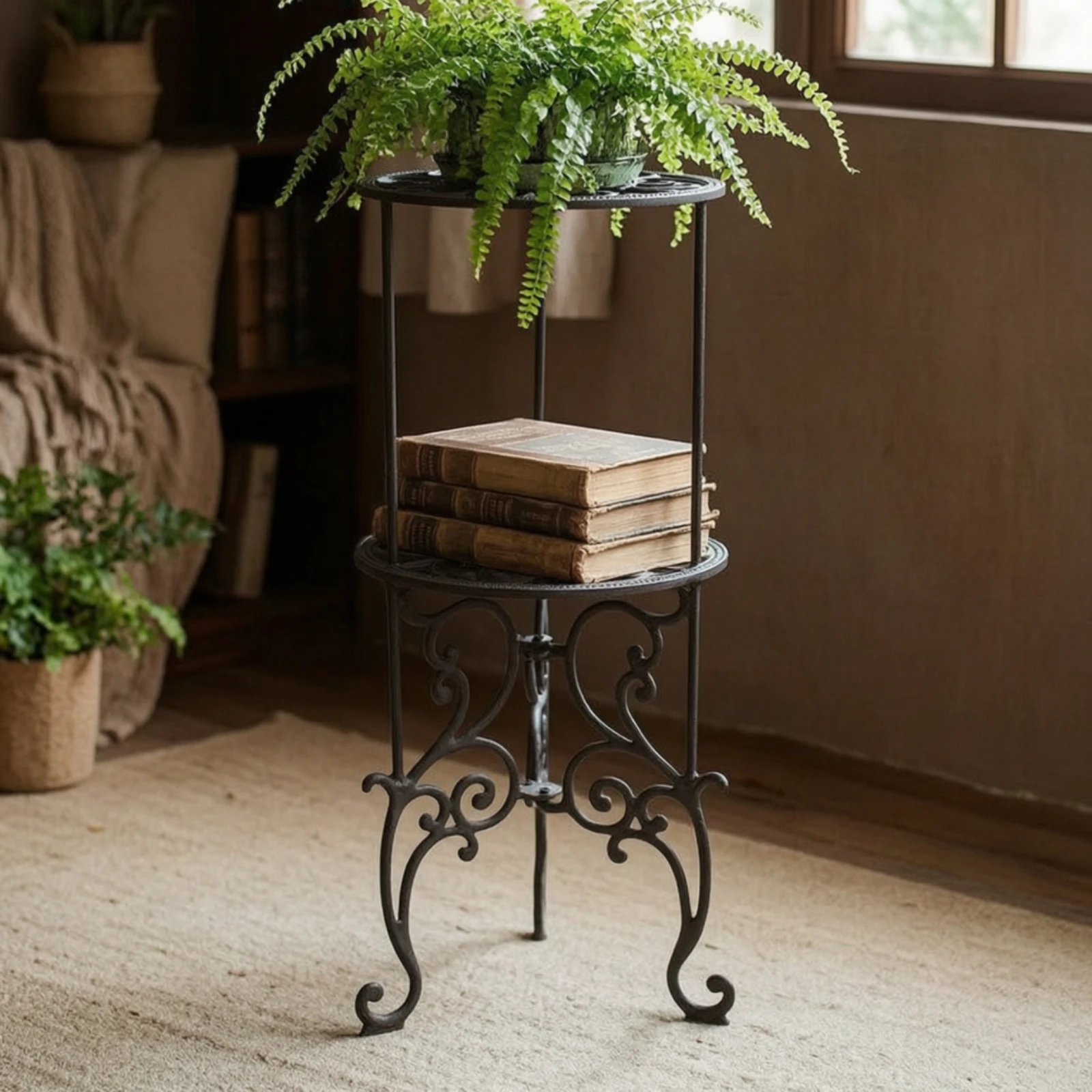 two-tier-plant-stand-space-saving-tiered-plant-stand-potted-rack-indoor-accent-table-outdoor-for-gardeners-living-room-balcony