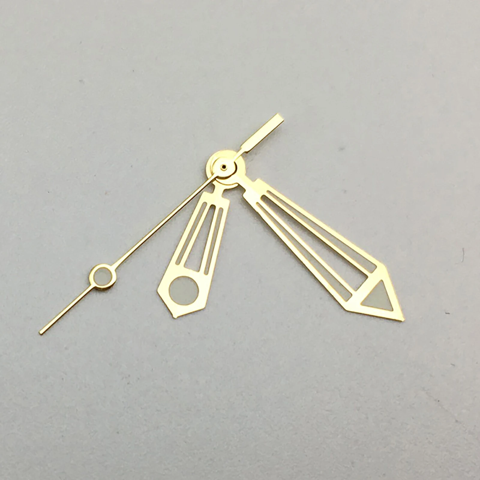 Manecillas de reloj rosa/doradas para piezas modificadas de movimiento 8215, puntero de reloj luminoso verde, accesorios de manecillas de 9x13,2x14,2mm