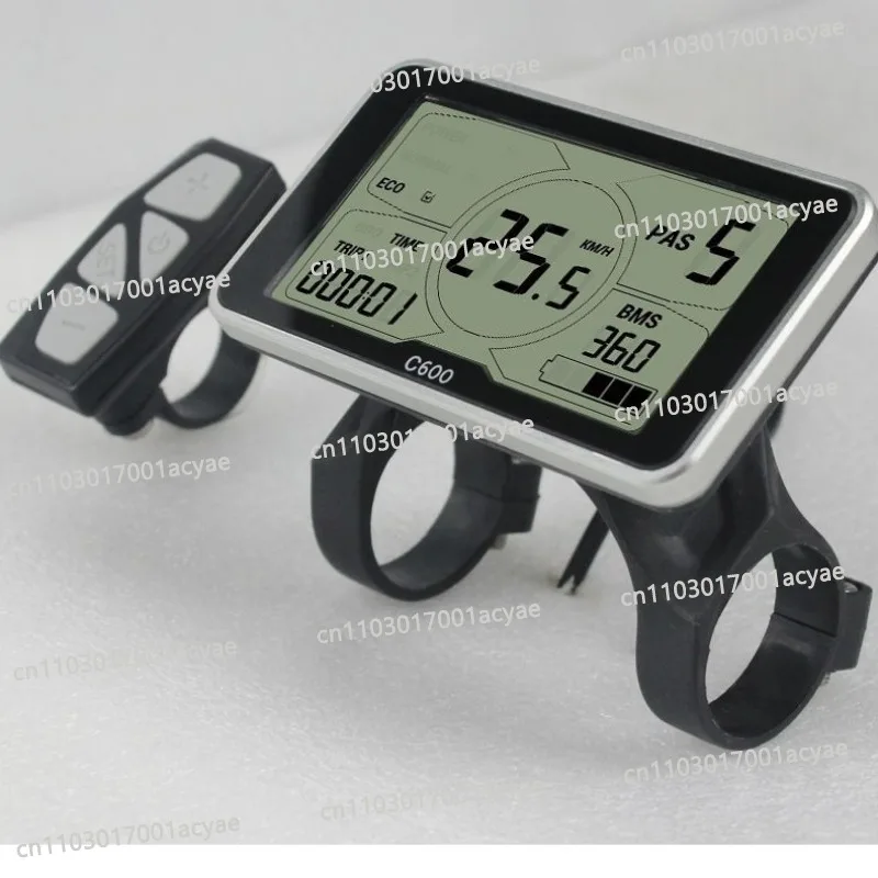 24V 36V 48V C600 high-end electric bicycle scooter four-inch large-screen LCD instrument