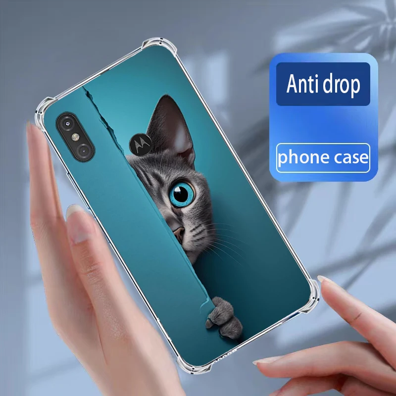 Cases For Motorola Moto One/P30 Play Cover Soft Silicone transparent TPU Phone Case Coque Capa Bumper