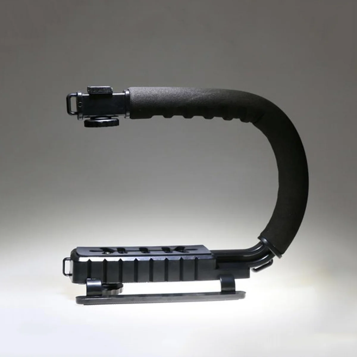 

Photo Video Camera Stabilizer Black C-Type U-Type Hand Grip for Travel Selfie Low Angle Video Handheld Camera Holder
