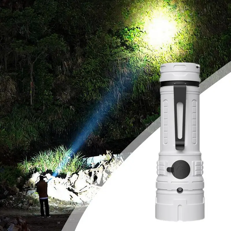 Torcia a LED luminosa tascabile torcia luminosa a LED per campeggio torcia a LED multifunzionale con Clip per la lettura di escursioni in campeggio