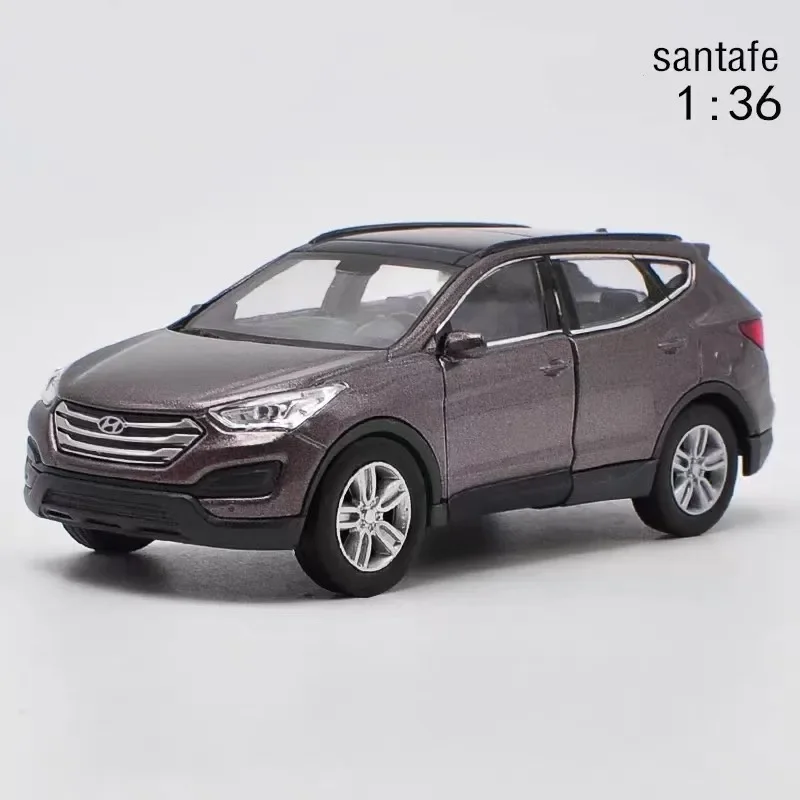 1/36 Hyundai SUV Alloy Car Model TUCSON SANTAFE IX35 Diecasts Simulation Metal Model Collection Pull Back Car Toy Gift