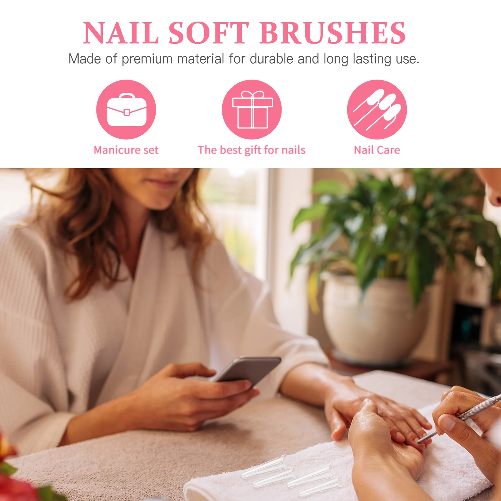 500 stuks kunstnageltips valse vingernagels ABS plastic doodskistvorm covers trimverf toepassing salon bruiloftsfeest