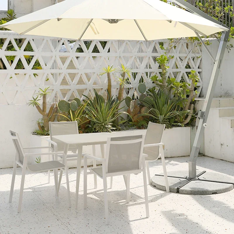 

'contemporary Mesh woven rattan facility aluminum outdoor chairs Coffee Shop Chairs for Garden Staircase Villa