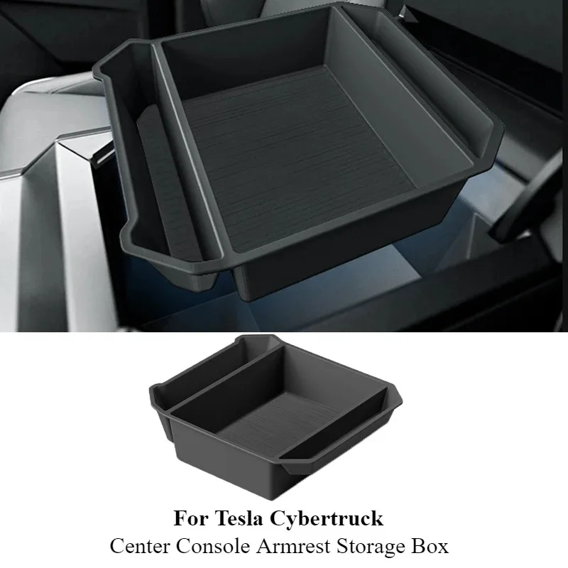 

Для Tesla Cybertruck автомобильная центральная консоль подлокотник ящик для хранения органайзер для уборки лоток для хранения авто интерьер аксессуары для пикапа