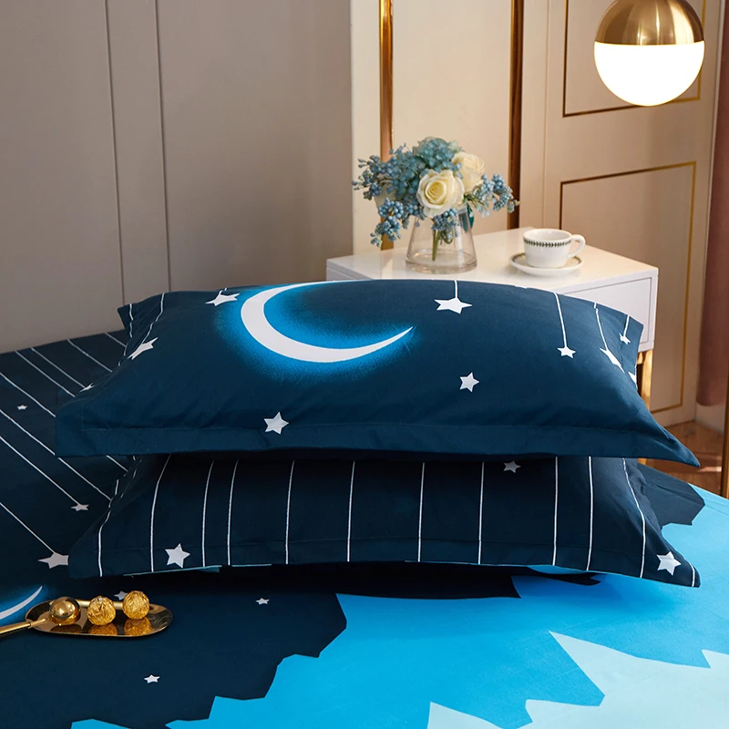 1 piece of bed sheet for bedroom 100%Polyeste Elastic Band Around bedding Fitted Sheet Only (excluding pillowcases)