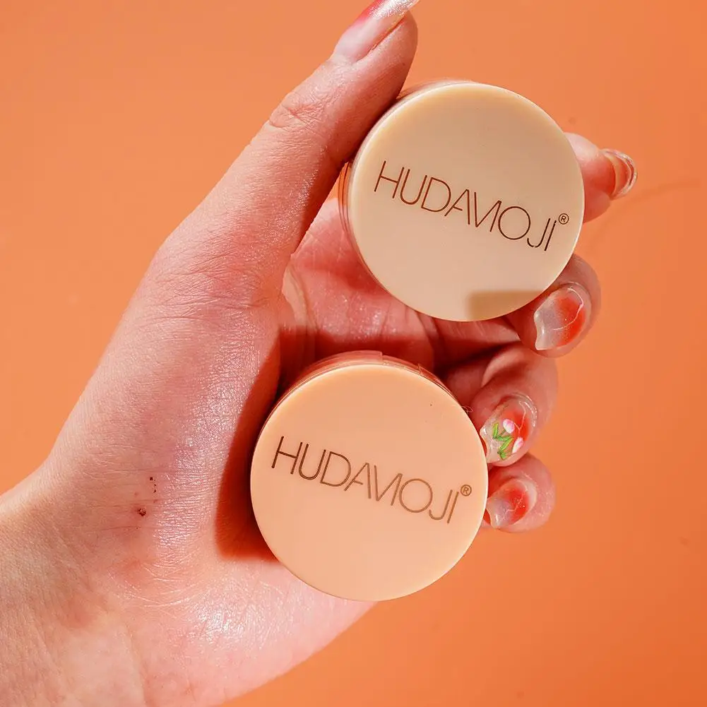 HUDAMOJI 3-in-1 Guancia Labbro Colorato Umidità Blush Palette Fard Perlato a Lunga Durata Ombretto Viso Naturale Opaco Contorno Trucco