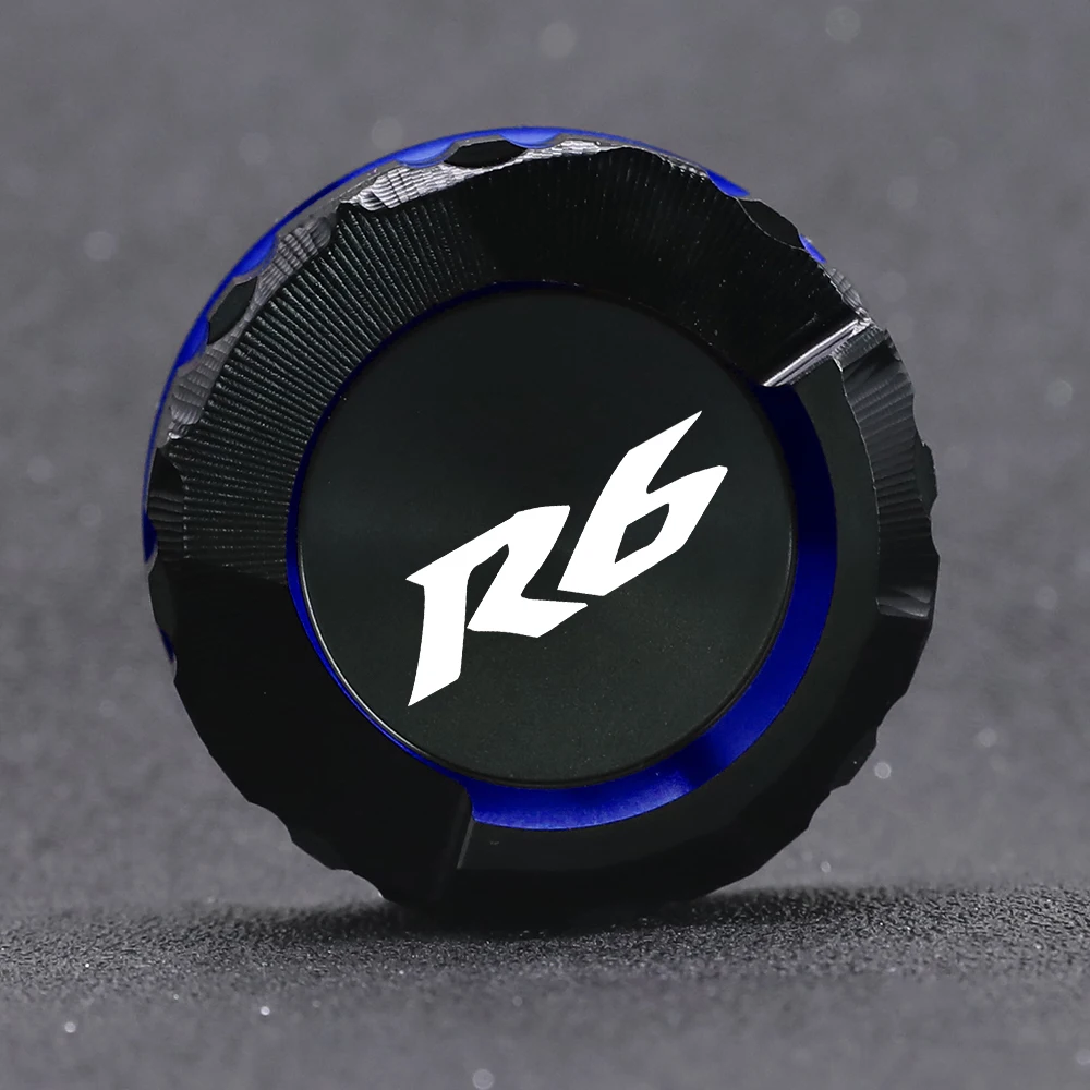Für Yamaha YZF R6 YZFR6 YZF-R6 2001–2023 2022 2020 2019, hintere Bremsflüssigkeitsdeckel, CNC-Hauptzylinder-Reservoir-Abdeckung, Motorrad