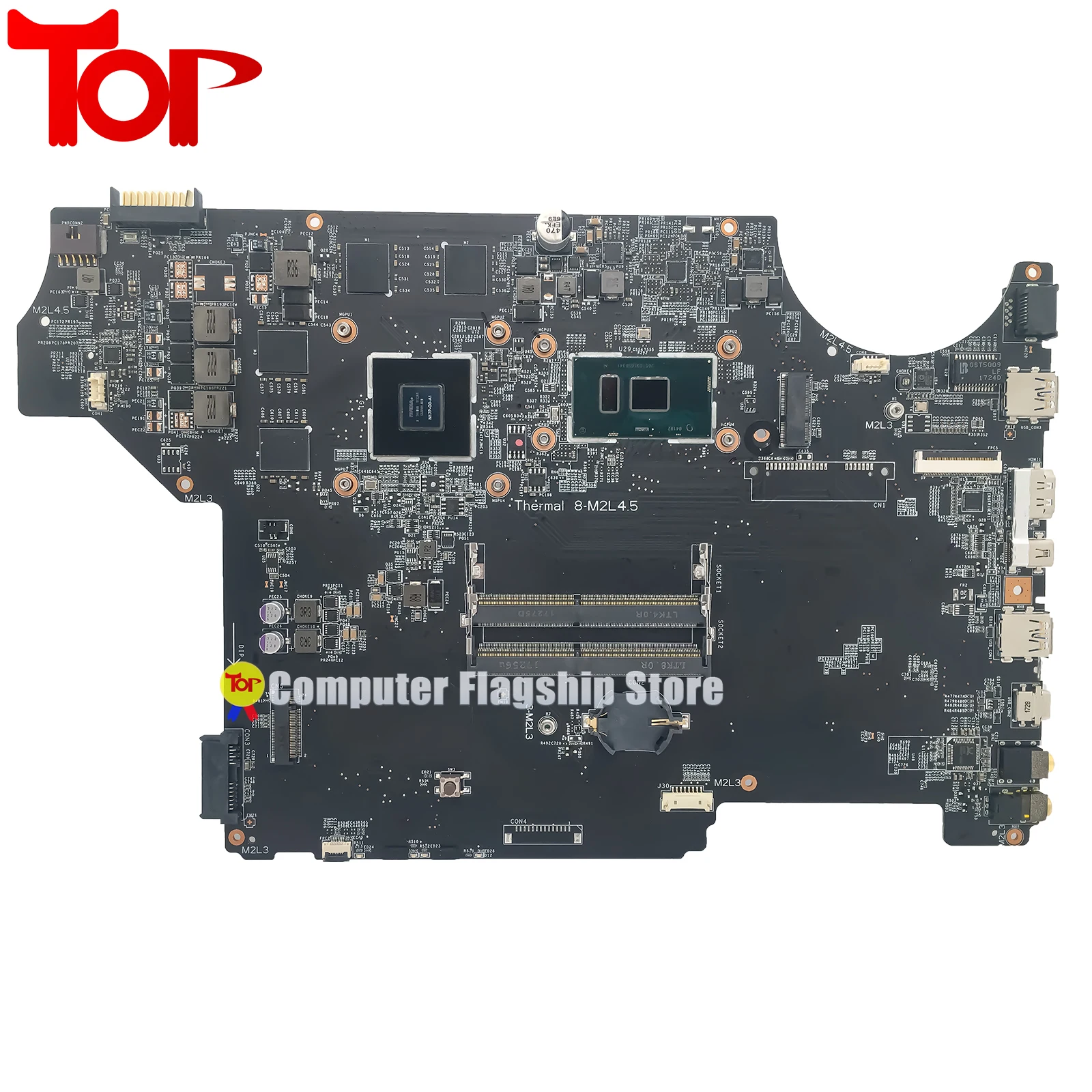 MS-16JA1 Laptop Motherboard For MSI MS-16JA PL62 (7th Gen) i5-7200U i7-7500U GTX1050 Mainboard 100% Testd Fast Shipping