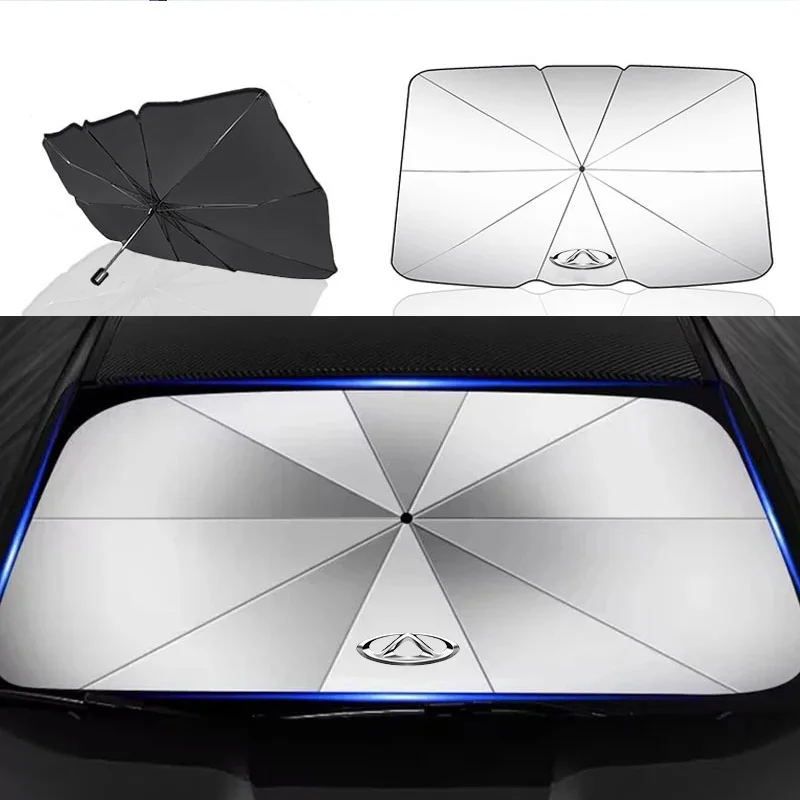 

Car Sunshades Sun Visor Front Windshield Insulation Parasol For Chery Tiggo 2 3 4 5 6 7 8 3X 5X Pro T11 Arrizo 6 3 Eastar Cross