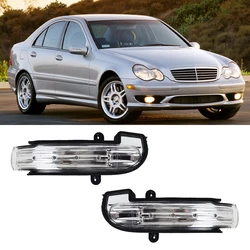 Car Accessories LED Mirror Turn Light For Mercedes Benz C Class W203 C230 C240 C32 2004-2007 4 Door 2038201521 2038201621