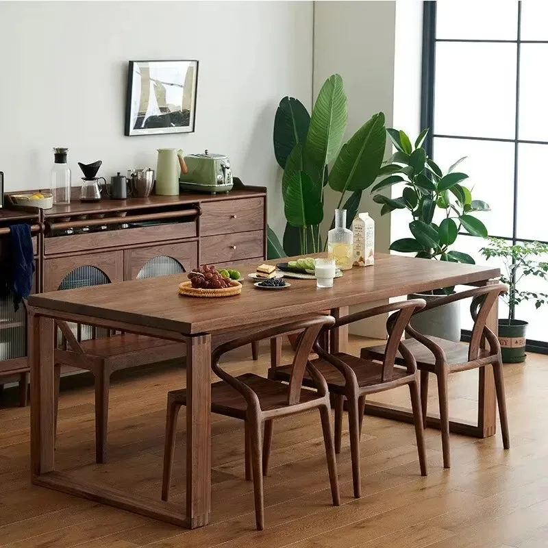 Wooden Unique Party Table Organizer Study Event Restaurant Dining Table Kitchen Salon Office Mesas De Comedor Furniture Home