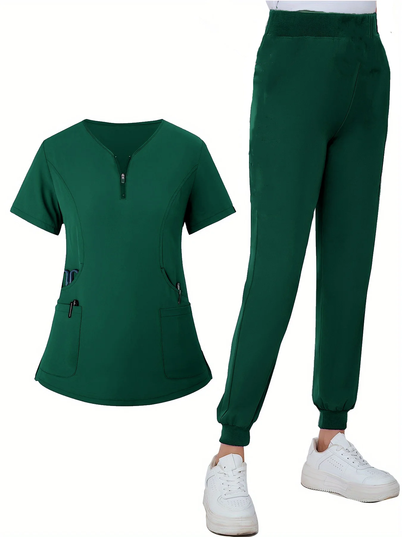 Hot Selling Groothandel Ziekenhuis Uniform Draad Medische Scrubs Verpleegster Zachte Korte Mouw Scrub Pak Vrouwen Scrubs Uniformen Sets