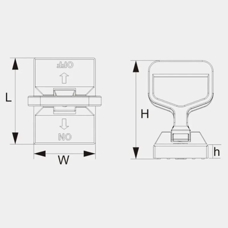 Electric Hoist Permanent Magnet Small Manual Heavy Loading Artifact Handling Tool Magnetic Lifting Powerful Magnet Sucker