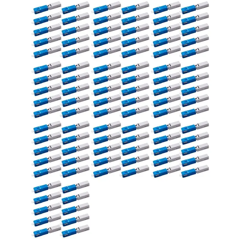 B97A-100Pcs Fast Connector UPC New Type SC Male To LC Female Singlemode Adapter SC/UPC To LC/UPC Hybrid Fibre Converter