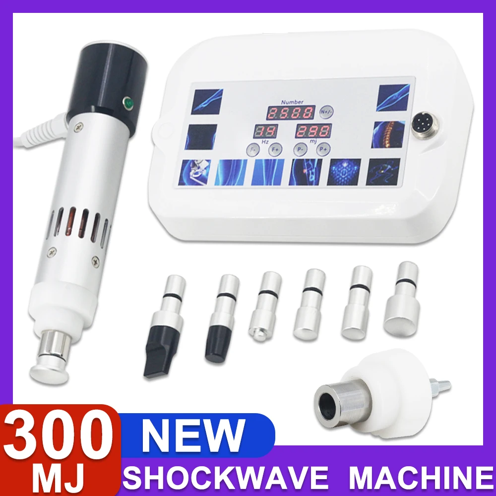 

Аппарат ударно-волновой терапии 300MJ для эффективного лечения ЭД и облегчения боли, массажа тела, ударной волны с 7 головками