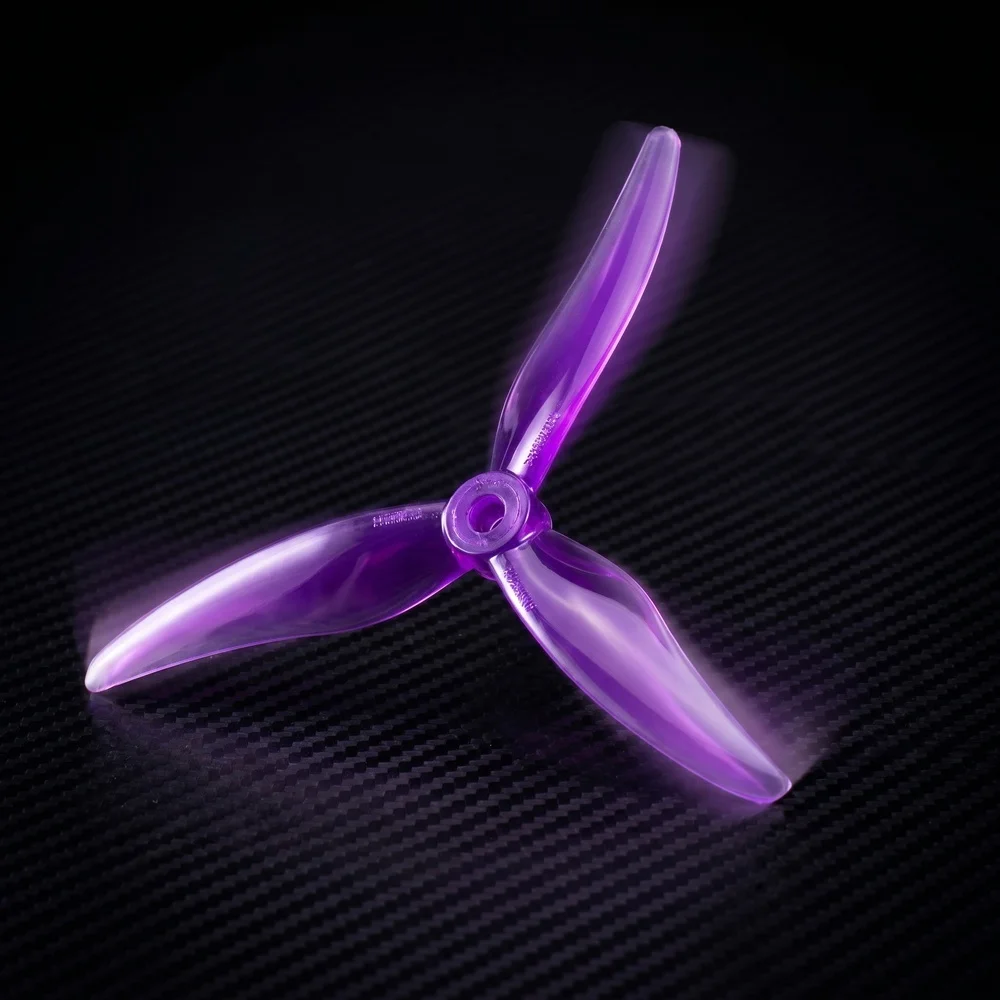 2 Pairs Gemfan Hurricane 51477 5.1X4.77X3 3-Blade PC Propeller for RC FPV Racing Freestyle 5inch Drones Replacement DIY Parts