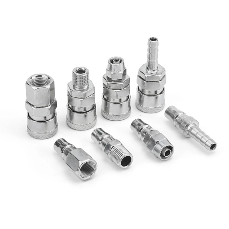 Easy To Use Pneumatic Coupler Connector Adapter For Fast Connection In Workshops