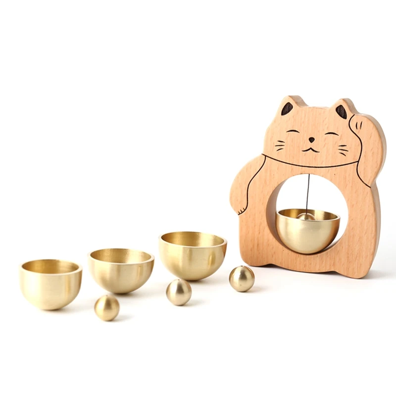 Dotmpine木製ベル交換部品、冷蔵庫ベルアクセサリー、ドアベル、日本スタイル