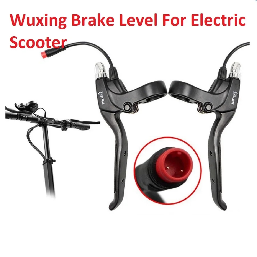 One Pair Wuxing  Hand Brake Level Handle forKUGOO M4 M4 Pro Electric Scooter Right Left Brake Handle Parts