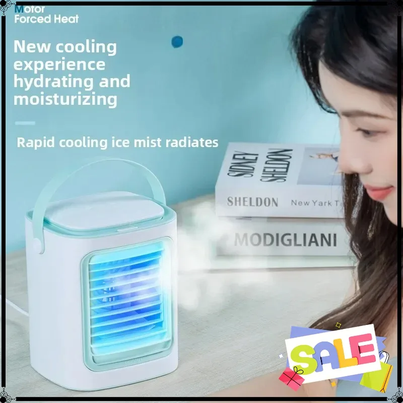 

2026 Bestseller Small Water Cooled Air Conditioning Fan Spray Cooler for Office Home Desktop Outdoor Humidification and Cooling