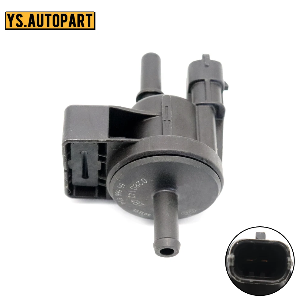 

0280142487 Клапан продувки пара, клапан испарения, подходит для Vauxhall Adam Astra Opel Corsa Meriva Chevrolet Aveo 55566514 028014248