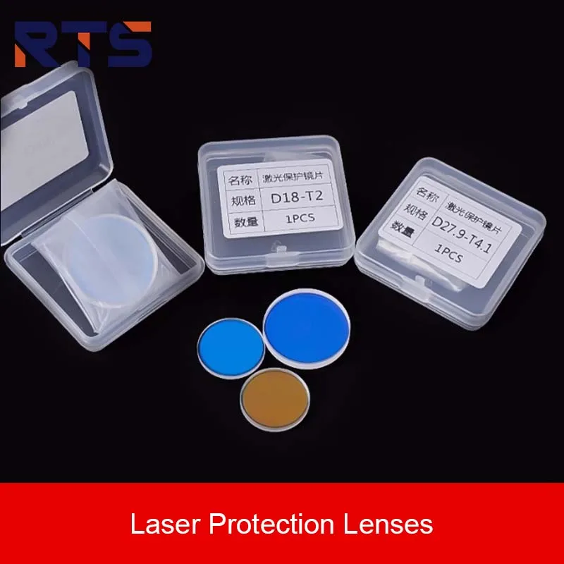 RTS 10PCS Laser Lens Protective Windows 37x7 27.9x4.1 for Raytools Precitec WSX Fiber Powerful Cutting Machine Head Part Tool 10