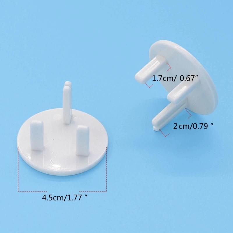 20Pcs/pack UK Standard Electrical Socket Protectors Children Electric Shock Prevention Socket Protective Cover Cap