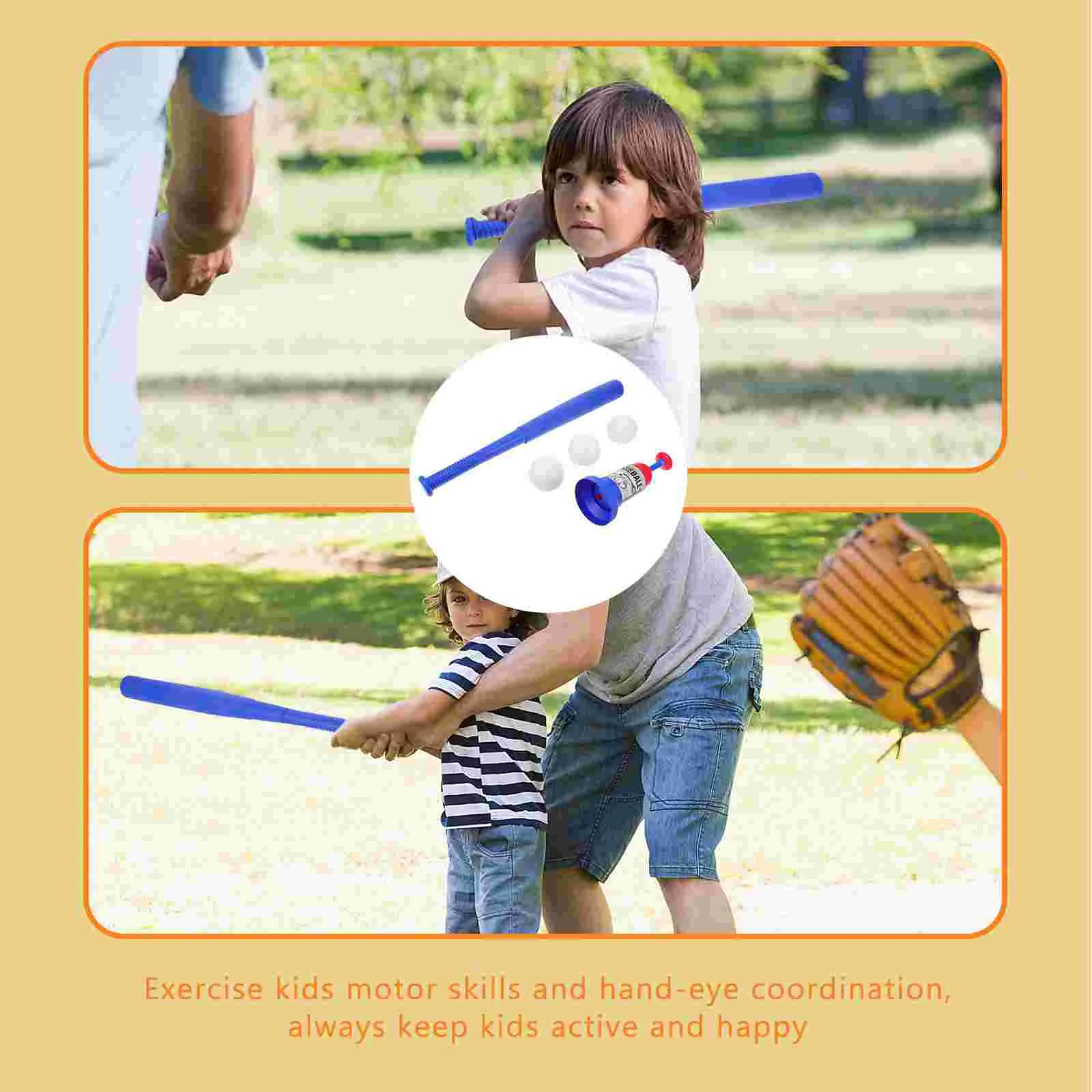 Baseball Training Set Self-motion Pitching Machine Kids Toy Device Automatic Launching Tool Practice Plaything Pitcher Toys