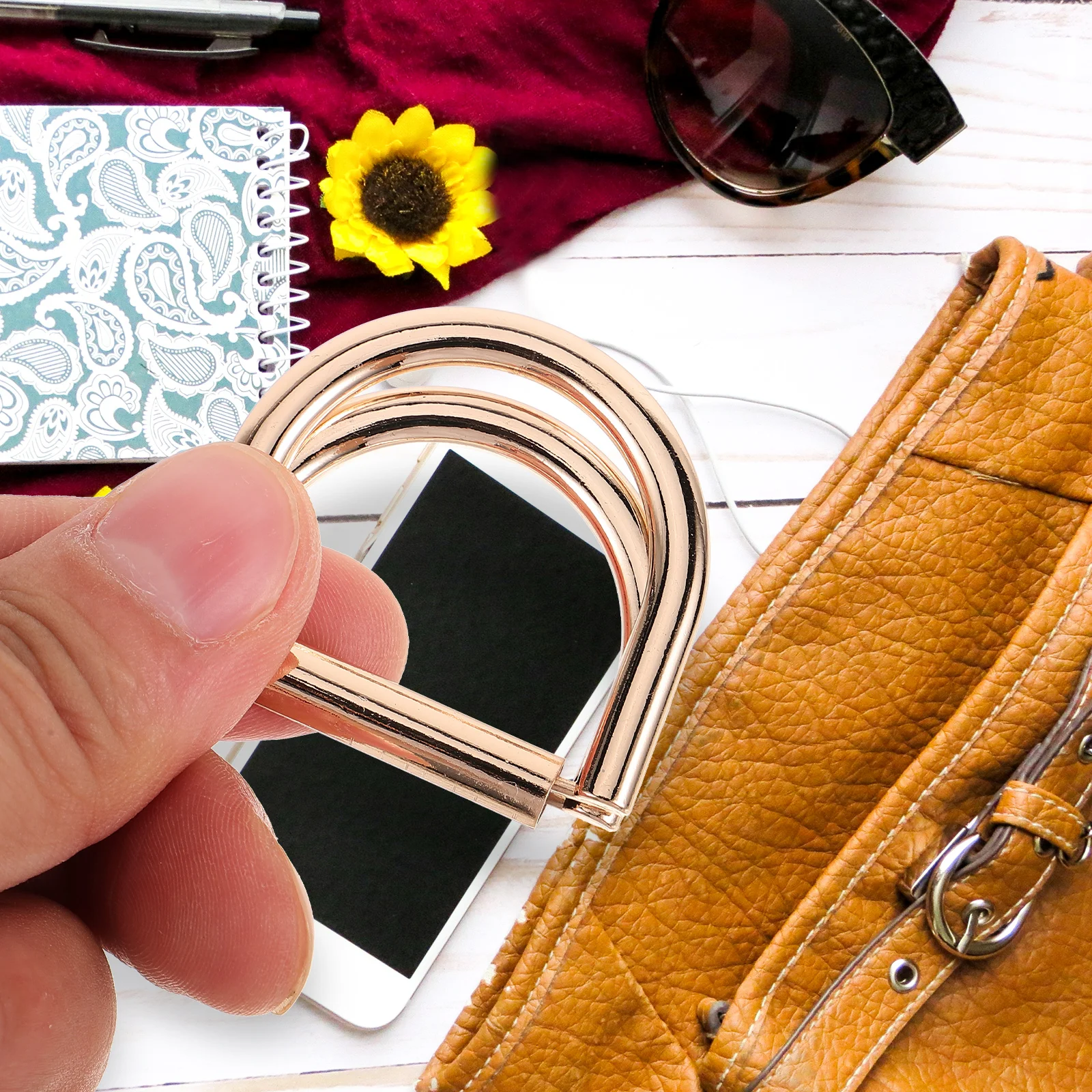 

10pcs Buckles Metal D-Rings For Belt Bag Purse Webbing Diy Craft Strap Replacement Clothing Accessories Handicraft