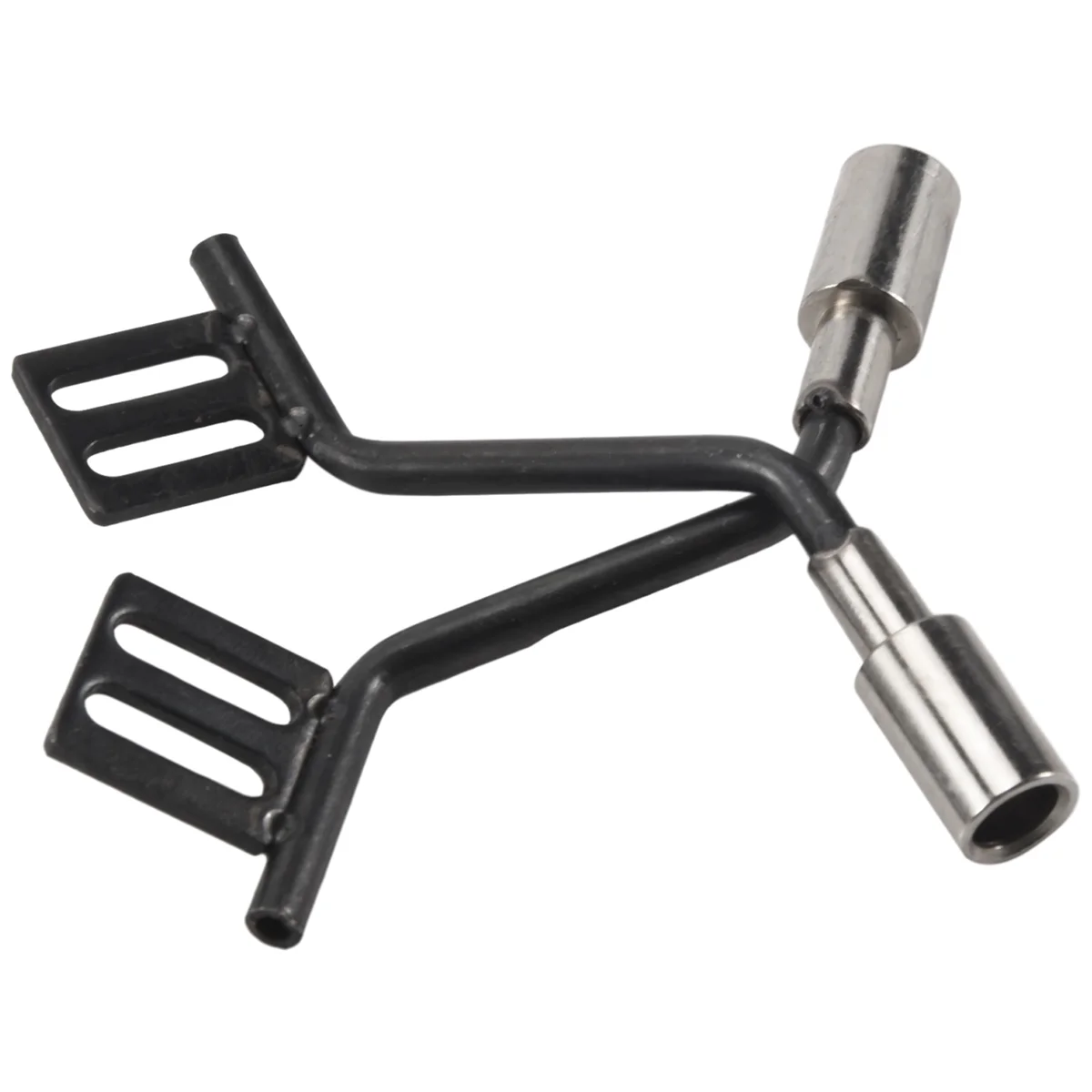 Tubo de escape de simulación de Metal de BAAA-1Pair, ventilación de Gas para Traxxas Trx4 Defender Ford Bronco SCX10 Rc, piezas de coche, colector de escape