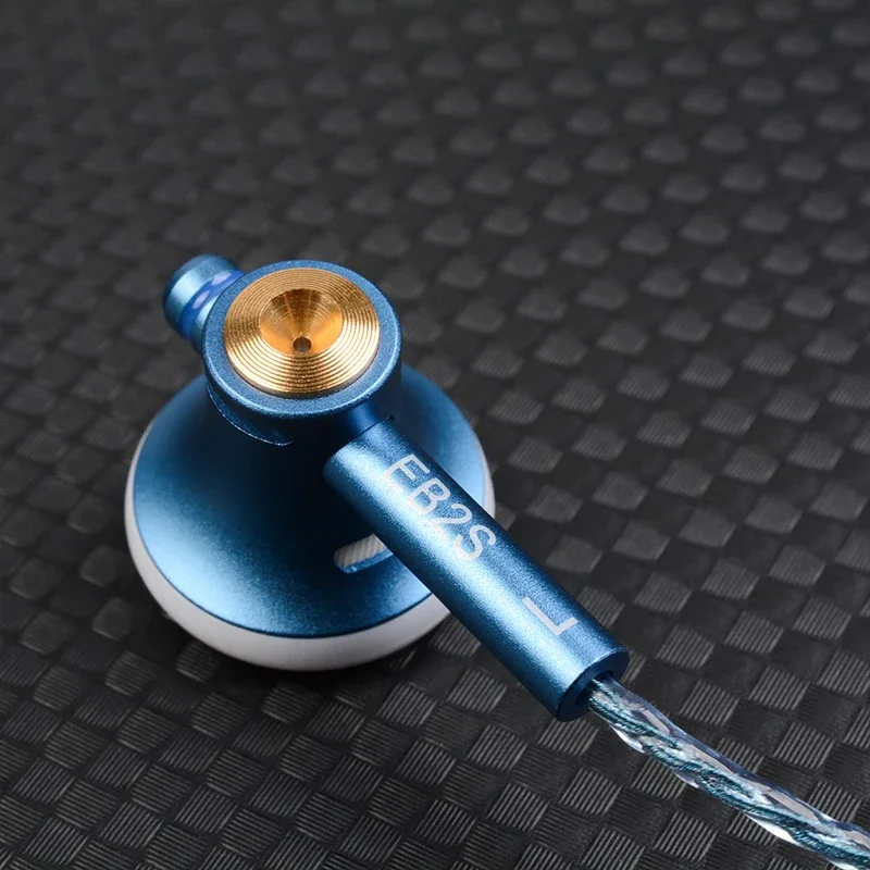 NICEHCK EB2S PRO HIFI Wired Microphone Earphone 15.4mm Dynamic Unit Earbud Bass Headset With Silver Plated OCC Mixed Cable IEM