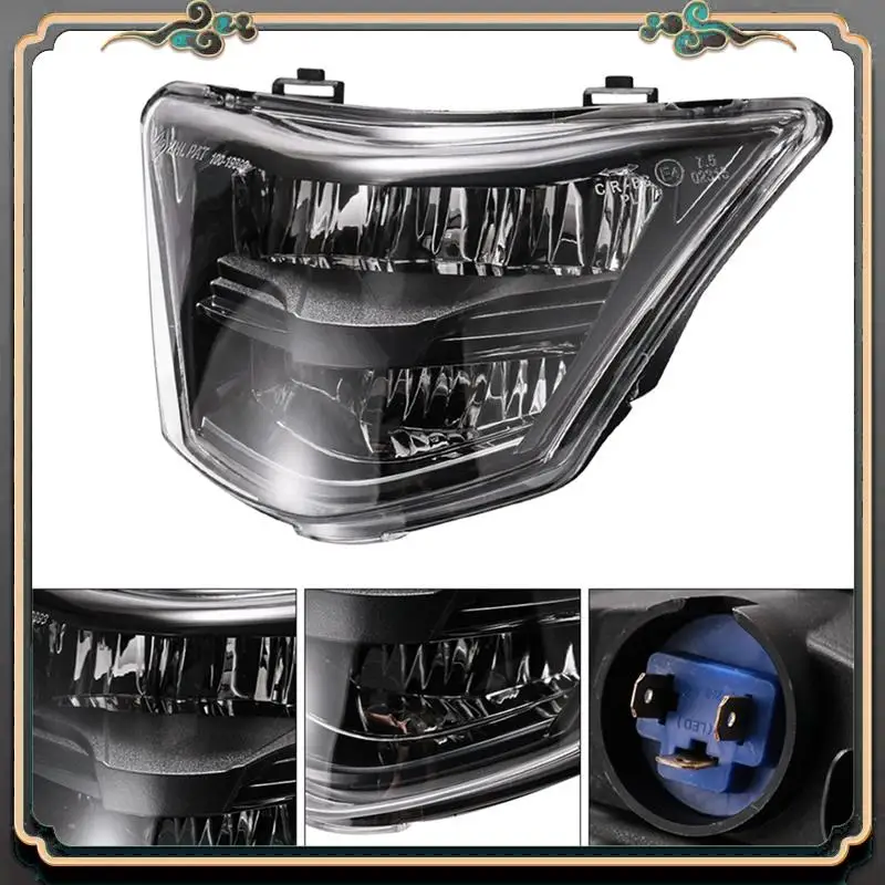 

M45K-Motorcycle Headlight Fairing Fender For Yamaha LC135 V1 135GP Head Light LED 12V 35W Spoiler Mask Lens Cover Dirt Bikes Dur